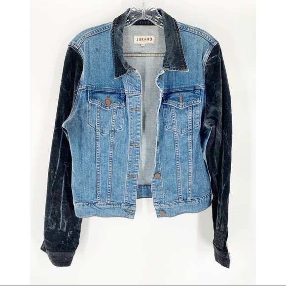 J Brand Jean Jacket Bowie Size L - Picture 2 of 3
